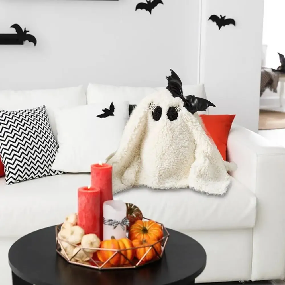 כרית קטיפה רפאים חמוד קטיפה Ghost עיצוב בית ממולאים ליל כל הקדושים צעצועי קטיפה חמוד רפאים קטיפה צעצוע רך רפאים קטיפה עבור — image 9