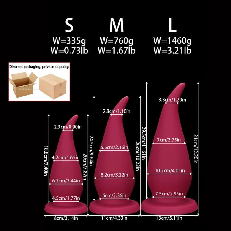 66cm Super Long Huge Anal Plug Big Thick Butt Plugs Training Anal Dilator Toy Prostate Massager Adult Anal Sex Toy For Women Men — image 13