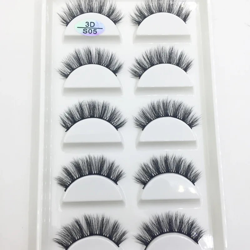 Natural 3D Mink False Eyelashes Soft Wispy Fluffy Eye Faux Lashes Make Up Eyelash Beauty Cat Cilios 5 Pairs 15 Styles — image 22