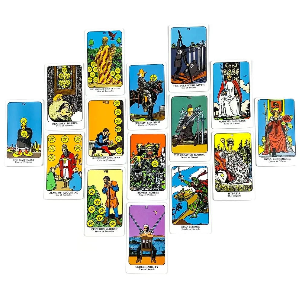 Νέο The Philosopher's Tarot Deck 78 Cards Αγγλική έκδοση Fate Prediction Πνευματικό επιτραπέζιο παιχνίδι μαντείας για αρχάριους Ταρώ — image 5