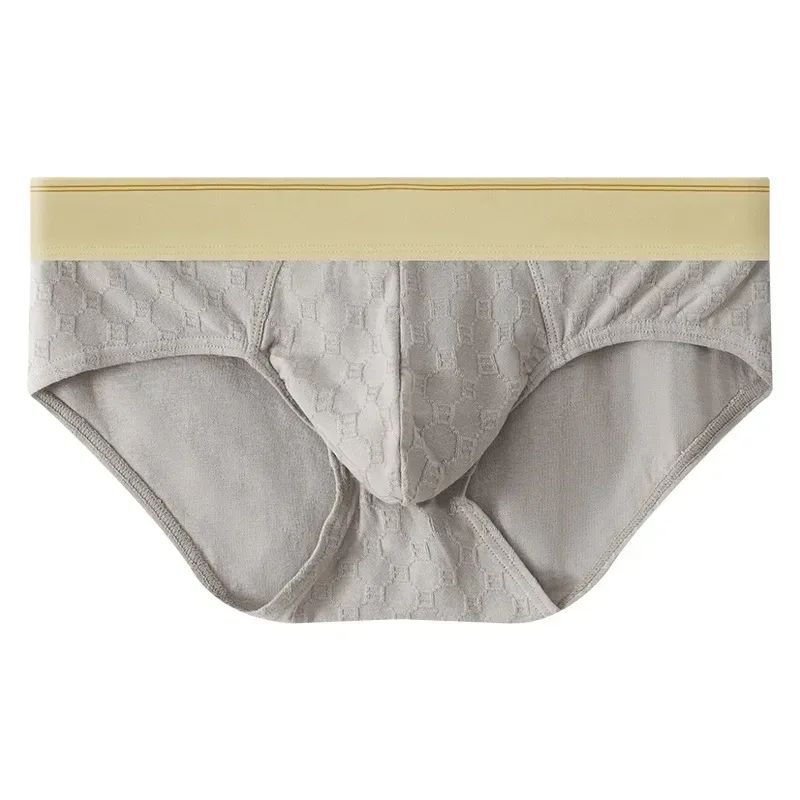 Fashion Men's Underwear Breathable and Comfy Pure Cotton Knit Briefs — image 27