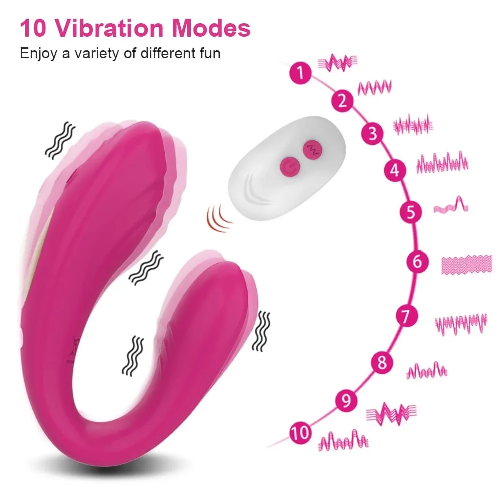 Remote Control U Type Vibrator for Women Clitoris Stimulate G-Spot Vagina Massage Female Masturbation Sex Toys for Couple — image 4