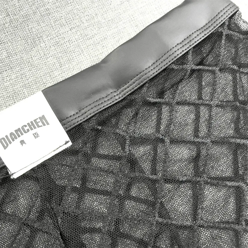 Calzoncillos Boxer transparentes ultrafinos de malla de diamante sexis para hombre, pantalones cortos de verano de secado rápido, ropa interior con bolsa para bulto para hombre — image 3