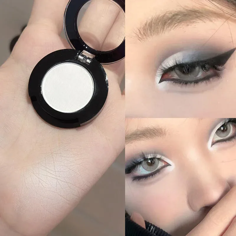 Single Klein Blue Smoked Blue Eye Shadow Palette Gothic Red Pigments Smoked Eye Makeup White Liing Silkworm Eyeshadow Eyeliner