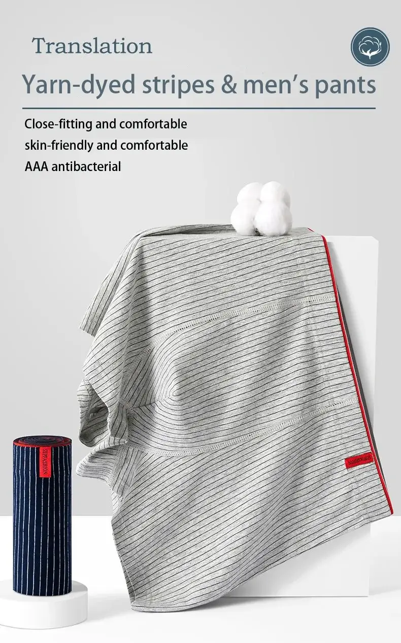 4Pcs Plus Size 6XL Men's Underwear 95% Cotton Boxer Soft Breathable Skin Friendly Individually Packed Fashionable — image 6