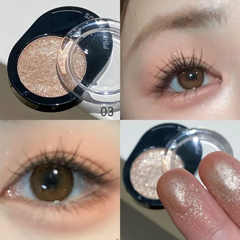 Καλλυντικά 12 χρωμάτων Diamond Shining Eyeshadow Cosmetics Μεγάλης διάρκειας Μεταξένια Εύκολη Χρωματισμός Παλέτα μακιγιάζ με σκιές ματιών φωτεινή μαργαριτάρι — image 10