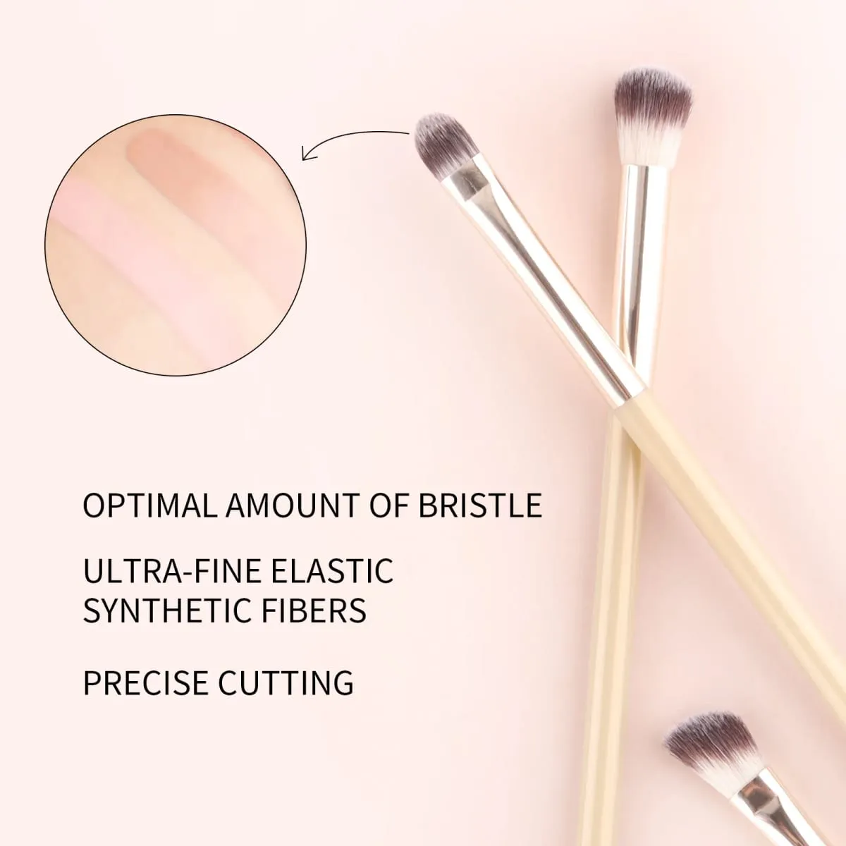 12PCS Eyeshadow Brushes Makeup Set Soft Synthetic Hair Blending Shader Angled Liner Brushes for Eye Makeup