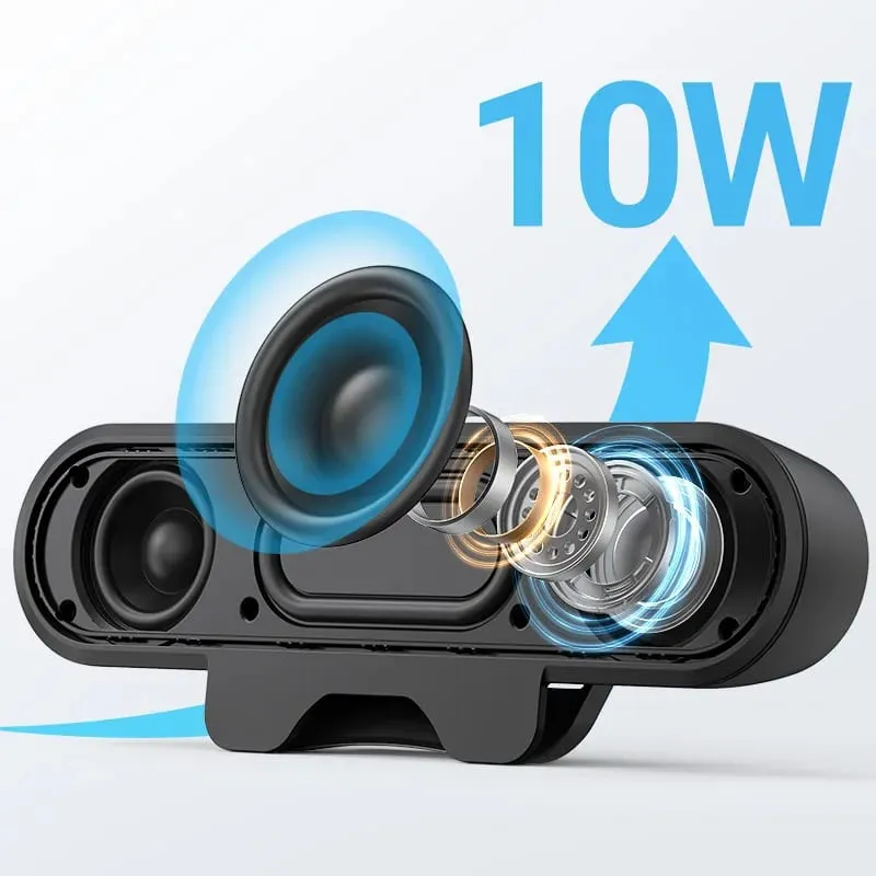 Mini Soundbar רמקול קליפ נייד USB חוטי מחשב טלוויזיה מחשב נייד סאבוופר שולחני סאבוופר סאונד מוזיקה Caixa De Som Bocina Coluna