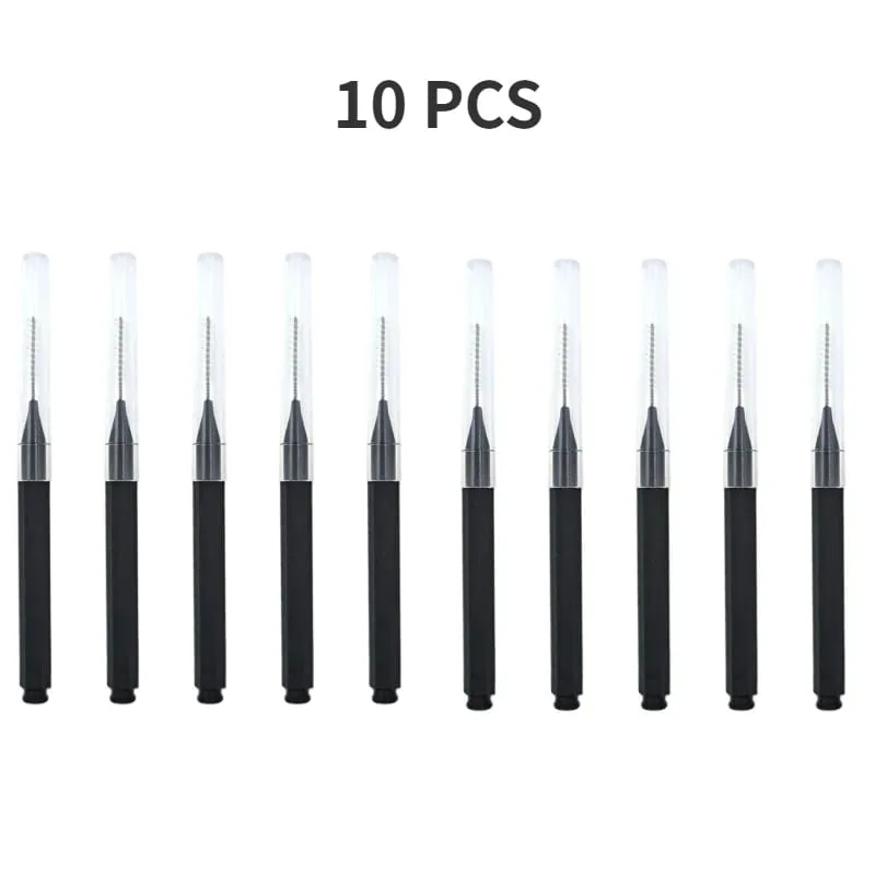 5/10/50PCS Mini Brush Brush Brow Perm Brush Brow Lifting Brushes Bendable Micro Eyelash Brush Applicators Tools — image 12