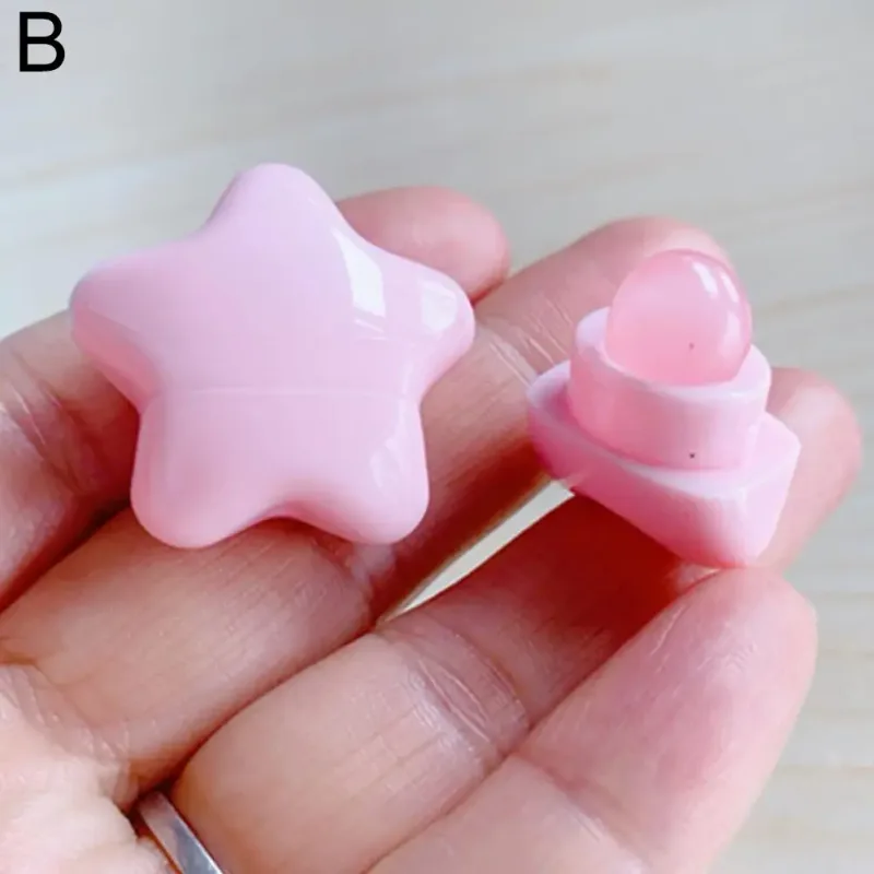Portátil dos desenhos animados mini escova de silicone lábio bonito urso angular corretivo escovas bálsamo labial gloss corretivo compõem escovas — image 9