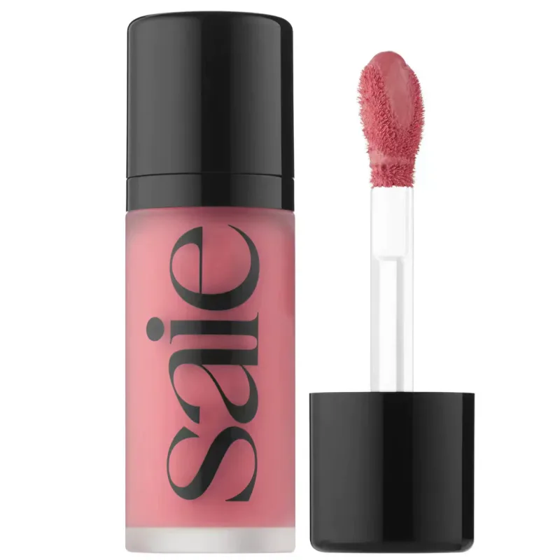 מותג חדש Saie Slight Gloss Liquid Blusher נוזלי High Gloss ג'ל Starglow עמיד לאורך זמן קל לצביעה קוסמטיקה ניידת אופנה