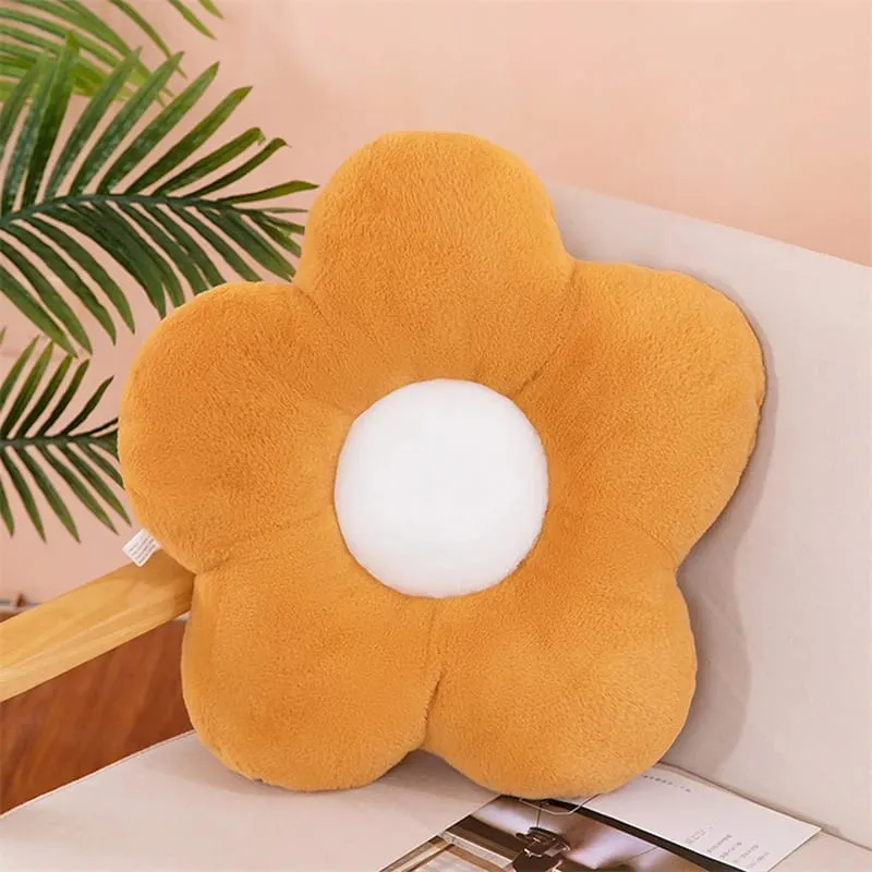Πρακτικό 35cm Kawaii Πολύχρωμο Μαξιλάρι Λουλούδι Μαξιλάρι Μαλακό Ηλίανθο Ματ γεμιστό καναπέ-κρεβάτι Δώρα για στολισμό πλάτης ύπνου — image 17