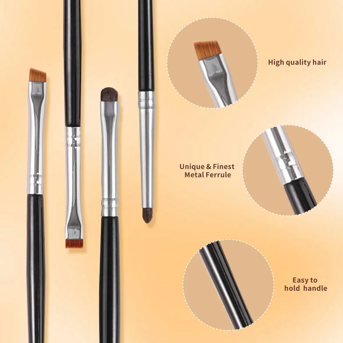 Conjunto de pincéis de maquiagem para olhos OVW Ultimate: delineador de precisão detalhando corretivo de mistura e pincéis multifuncionais para arte impecável — image 4