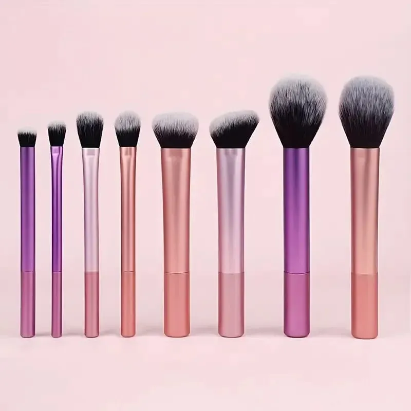 Kit de pincéis de maquiagem, 5 peças, cabelo sintético macio, pincéis de maquiagem, base, blush, sombra, ferramentas de maquiagem cosmética — image 3