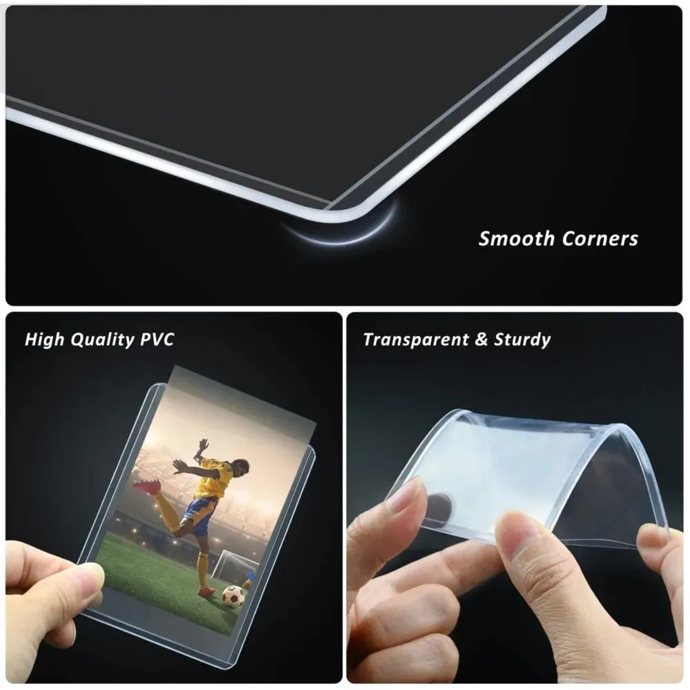 25-100 τμχ 3" x 4" Σκληρό μανίκι κάρτας Clear Anti Scratch Protector για παιχνίδια Pokemon Sports Card Trading Protect Toploaders — image 5