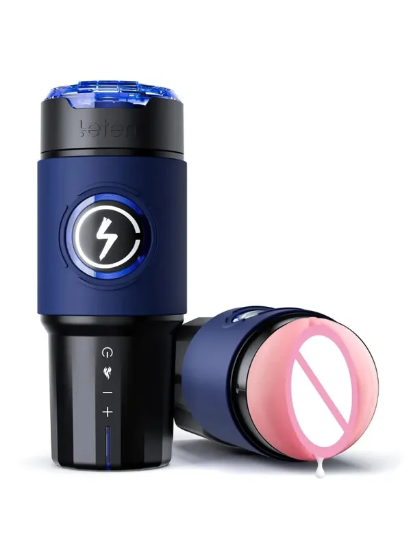 Leten Thrusting זכר אוננות כיס כוס דחף Stroker 5-Speed ​​מצבי מין קול מציצה גביע אוננות צעצוע מין לגברים