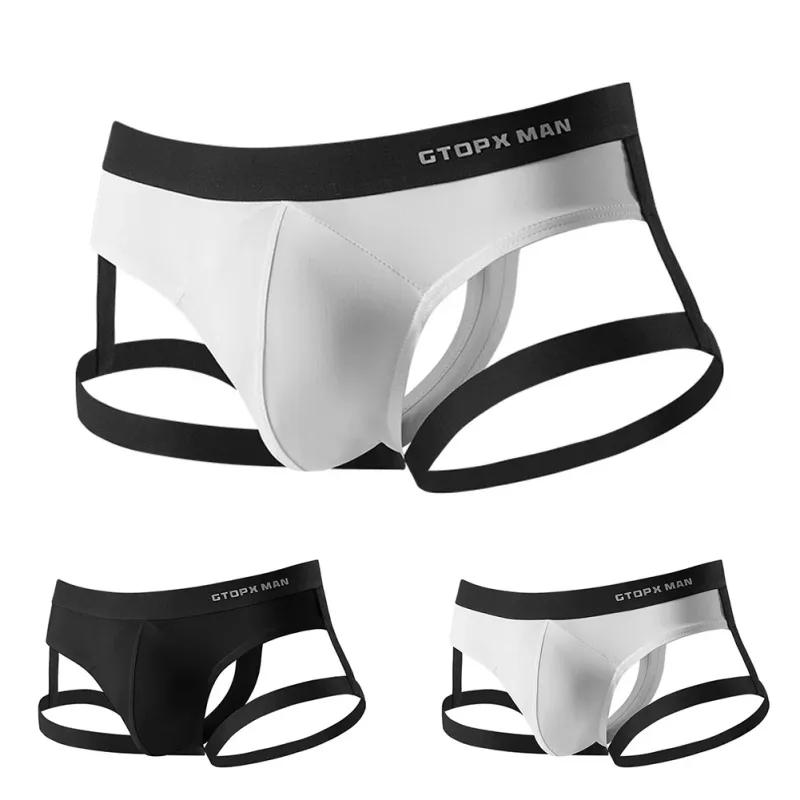 Briefs Men Underwear Daily Backless Bulge Pouch Lingerie Panties Sexy Shorts T-back Underpants Cmfortable Jockstrap — image 7