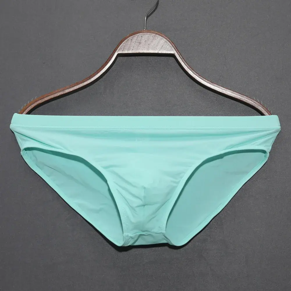 Men's Ice Silk Breathable Briefs Skin Friendly Lingerie Transparent Triangle Pants Mens Sexy Underwear Stretch Male Sexy Panties — image 2