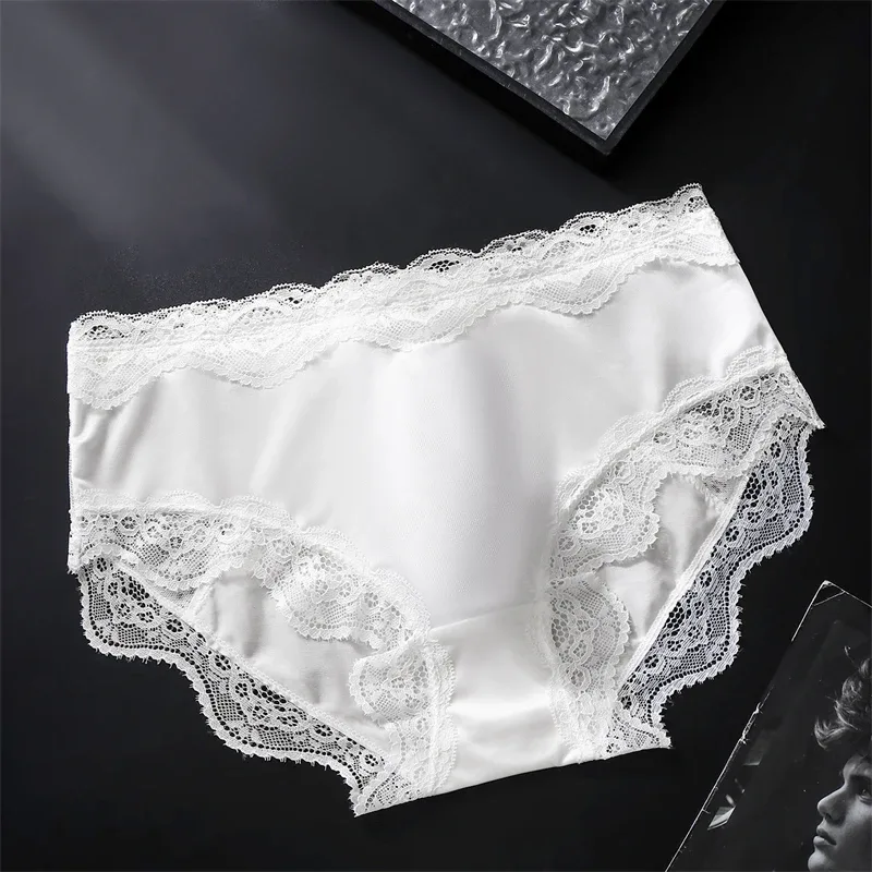 adults 18 plus Satin Sexy men's underwea lace 3D pocket cuecas masculino bow calzoncillos hombre elasticity sexys shopping tøy — image 8