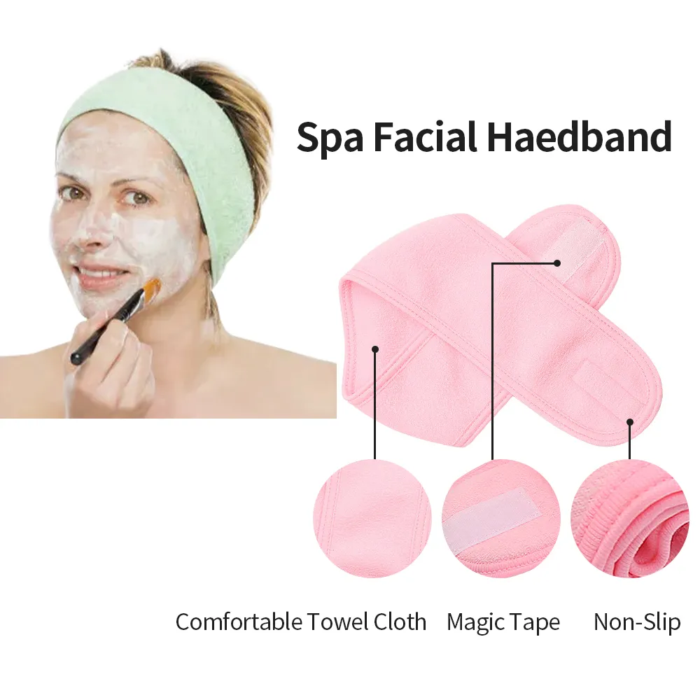 Eyelash Extension Headband Μακιγιάζ Eyelash Extension Supplies Lashes Accessories Face Washing Bath SPA Ρυθμιζόμενη ζώνη κεφαλής