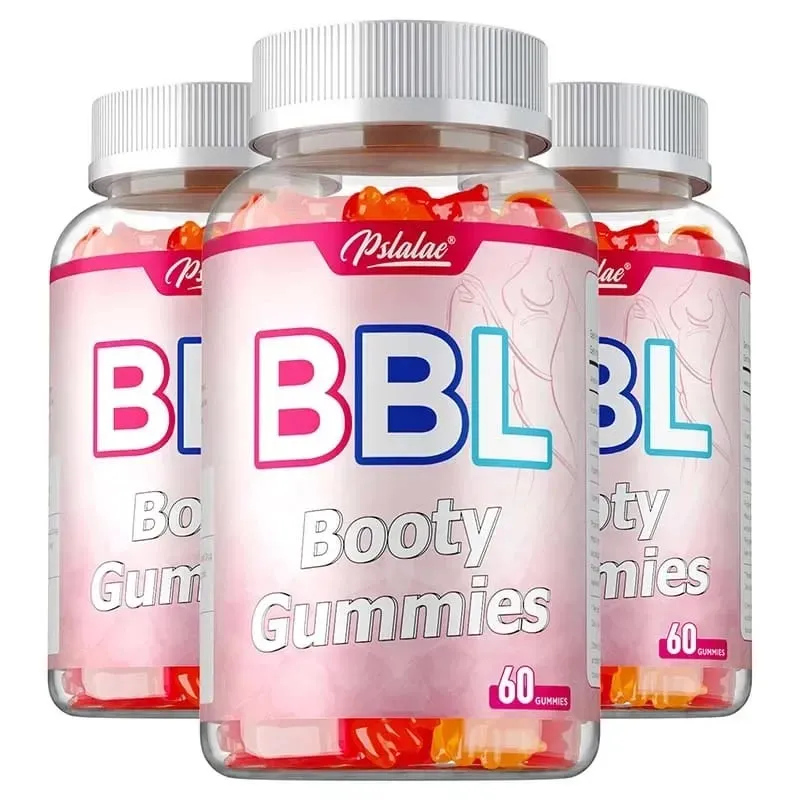BBL Gummies for Bigger Butt Growth - Shape Female Body Tighten Buttocks Prevent Sagging and Collapse Increase Sexy Buttocks