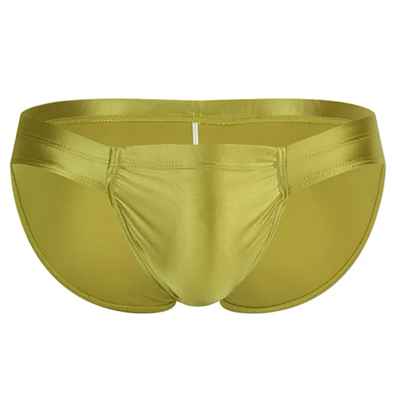 Men Oil Shiny Glossy Very Hot Lingerie Low Waist Briefs Breathable Underwear For Man Unisex Panties Underpants Men's Clothing