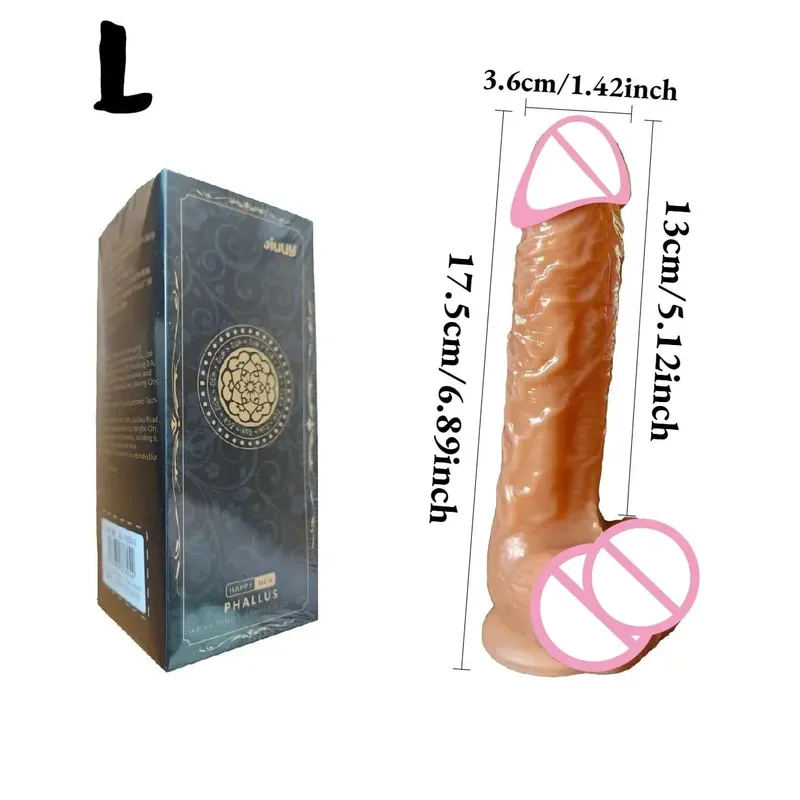 דילדו מציאותי עם כוס יניקה עמיד למים סיליקון פין G-Spot ממריץ נרתיק מאוננת נקבה אנאלי 18+ צעצועי מין למבוגרים — image 9