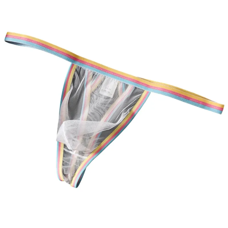 Men's Ultra-thin Mesh Briefs Underpants Man Sexy Underwear Breathable Ropa Interior Hombre Slips Quick Dry Bikinis Sissy Panties — image 11