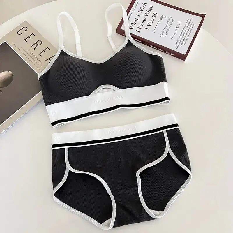 Εσώρουχα εσώρουχα Seamless Sports Bralette Teens Wireless Anti-Sagging Thin Cup Μικρή υποστήριξη στήθους Racerback Ελαφρύ σετ σουτιέν — image 17