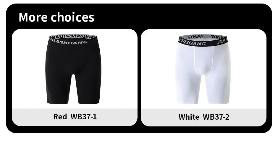 5piece Set Of Men's Classic Black And White Elastic Long Underwear Quick Drying Comfortable Sporty Youth Trend Flat Corner Pants — image 5