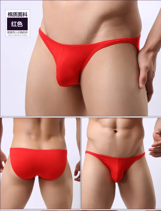 Pure Cotton Low-Waist Sexy Breathable Men's Briefs — image 13