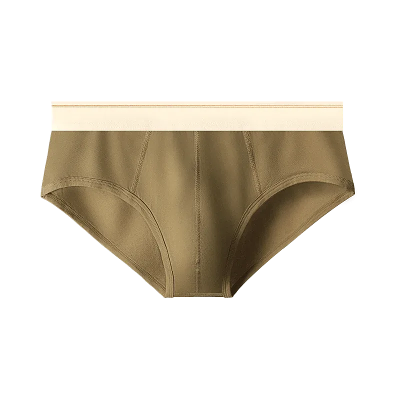 Men's pure cotton breathable and comfortable triangular underpants, mid-waist, skin-friendly and soft, teenagers' underpants 3256810188437944 — image 31