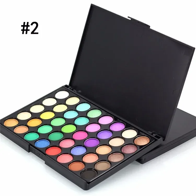 Pearlescent 15/40 Color Eyeshadow Palette High Saturation Eye Shadow Plastic This European American Hot Selling Spot Earth Color