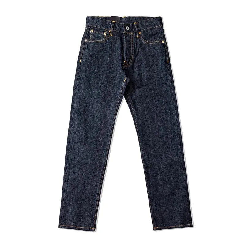 Red Tornado 511XX-0001 16oz Pink Line Selvedge farmer farmer férfiaknak Straight Fit, karcsú sziluett