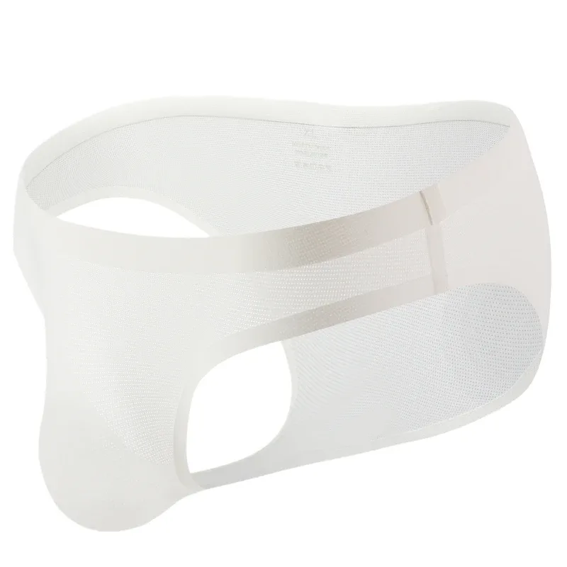 Seamless Briefs Underwear for Men Ice Silk Sexy Underpants Cuecas Ultra-thin Mens Bikini Seamless Lingerie Hombre Slip Male — image 9