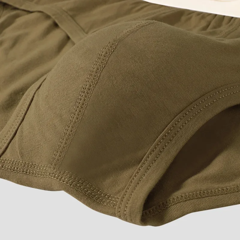 Men's pure cotton breathable and comfortable triangular underpants, mid-waist, skin-friendly and soft, teenagers' underpants 3256810188437944 — image 7
