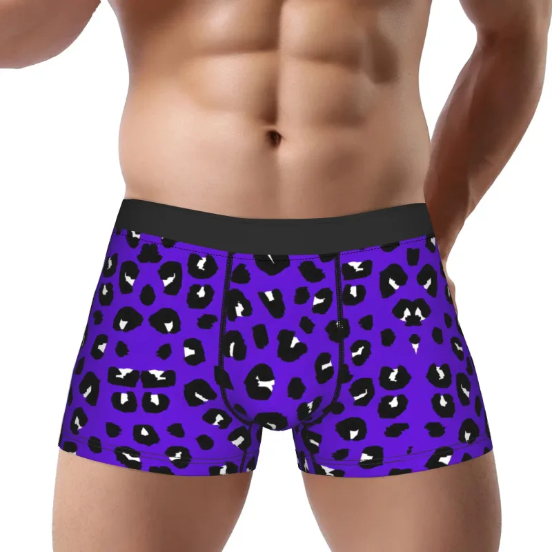 Leopard Print Skin Leopard Print Underpants Breathbale Panties Man Underwear Print Shorts Boxer Briefs