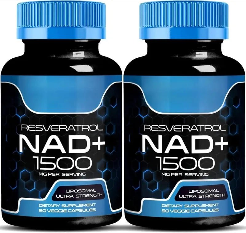 NAD+ Capsules with Resveratrol Herbal Antioxidant Supplement Support Cellular Health Energy & Anti Aging for Women Men 90pieces — image 8