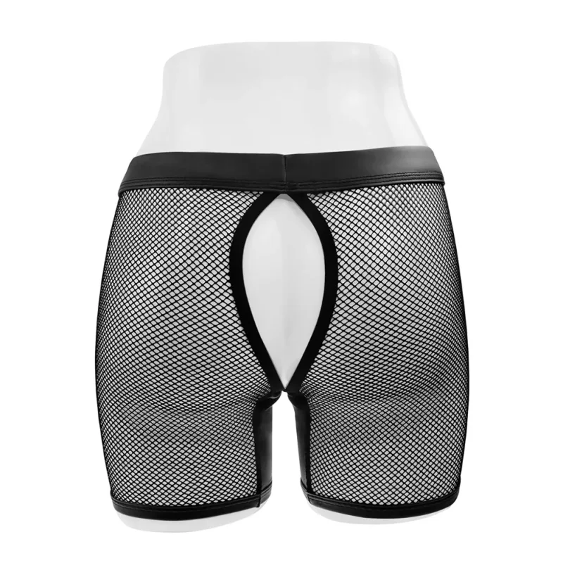 กางเกงขาสั้นถุงน่องผู้ชาย Fishnet ชุดชั้นใน Lounge เสื้อผ้าสไตล์ All Seasons ขนาดเฉลี่ย Fit ผ้าระบายอากาศ ธีมคลาสสิก — image 11