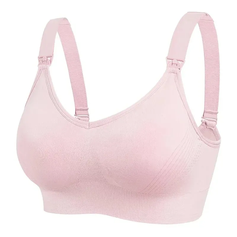 1pcs Maternity Nursing Bras Pregnant Women Skinny Breastfeeding Clothing Underwear Female Breathable Push Up Bra — image 7