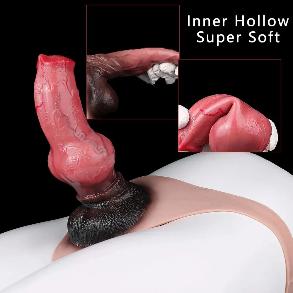 Big Knot Hollow Dildo Pants Adult Men Strap-On Penis Sleeve насадка на член Underwear For Couples Sex Pleasure Erotic Goods — image 5