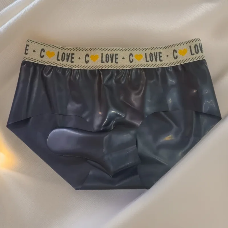 Gays Sexy Penis Sleeves Briefs for Men JJ Rubber Bag Hip Gun Bullet Separation Self Rolling Leak Proof Rubber Airplane Underwear — image 6