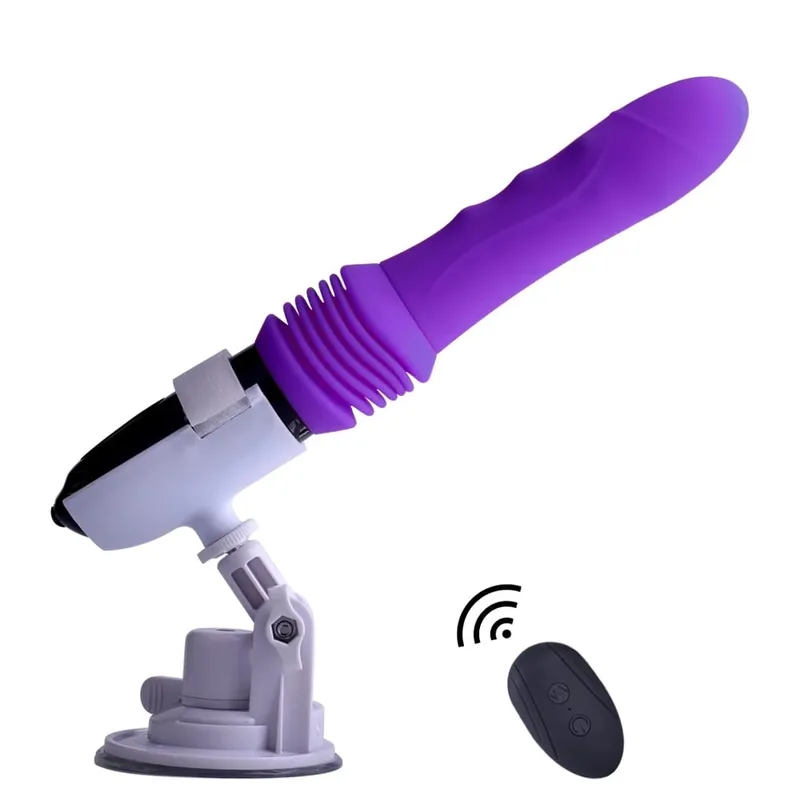 Remote Control Big Dildo Vibrators Telescopic Automatic Sex Machine Adult Sex Products with Suction Cup Erotic Sex Toy For Woman