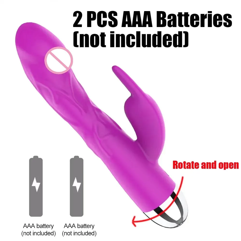 Huge Silicone Dildo Rabbit Vibrator for Women Clitoris Stimulation Massage 10 Speed G Spot Vibrator Adult Sex Toys — image 4