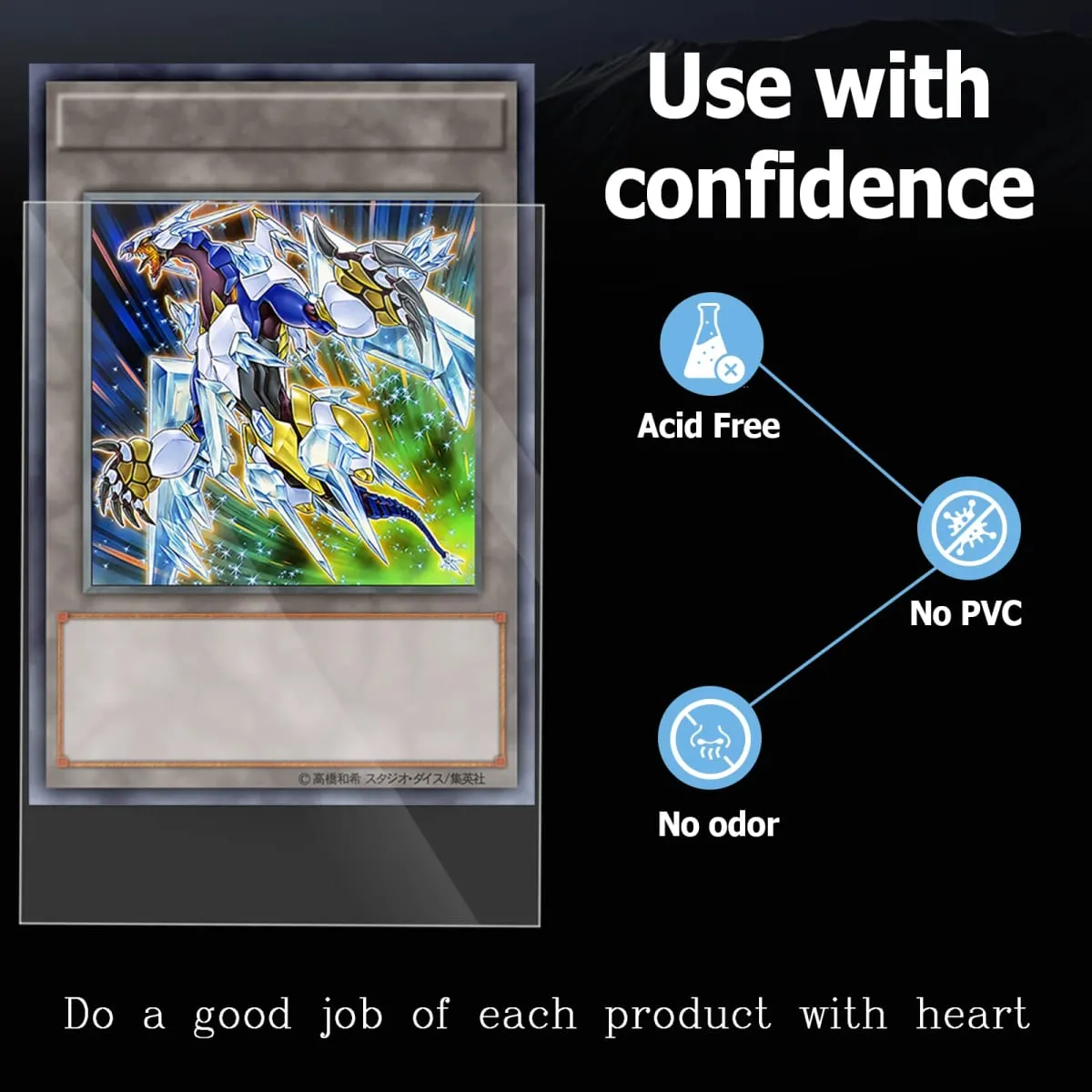 200 PCS Inner Card Sleeves Perfect Fit MTG/YGO Game Cards Sports Cards Football Cards Inner Card Sleeves Is Smooth And Tough — image 3
