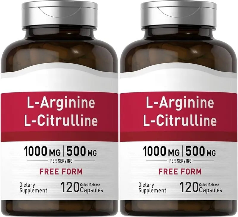 1500 Mg L‑Arginine & L‑Citrulline Per Serving Free Form Amino Acid Complex for Men & Women Non‑GMO Gluten Free 120 Capsules — image 8