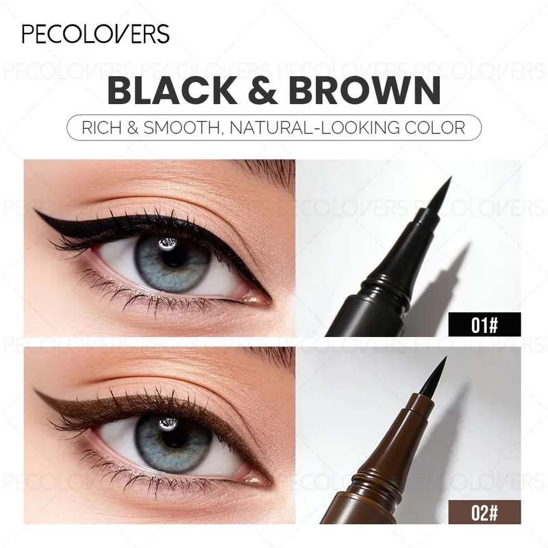 7 ΤΕΜ/Σετ Green Eyeshadow Stick + Black Eyeliner + Mascara + Brush Set – Shimmer & Matte Finish Waterproof Smooth Εφαρμογή — image 5