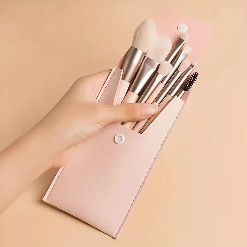 Salim Bag with Makeup Mini Brush 8 Kinds Pmore