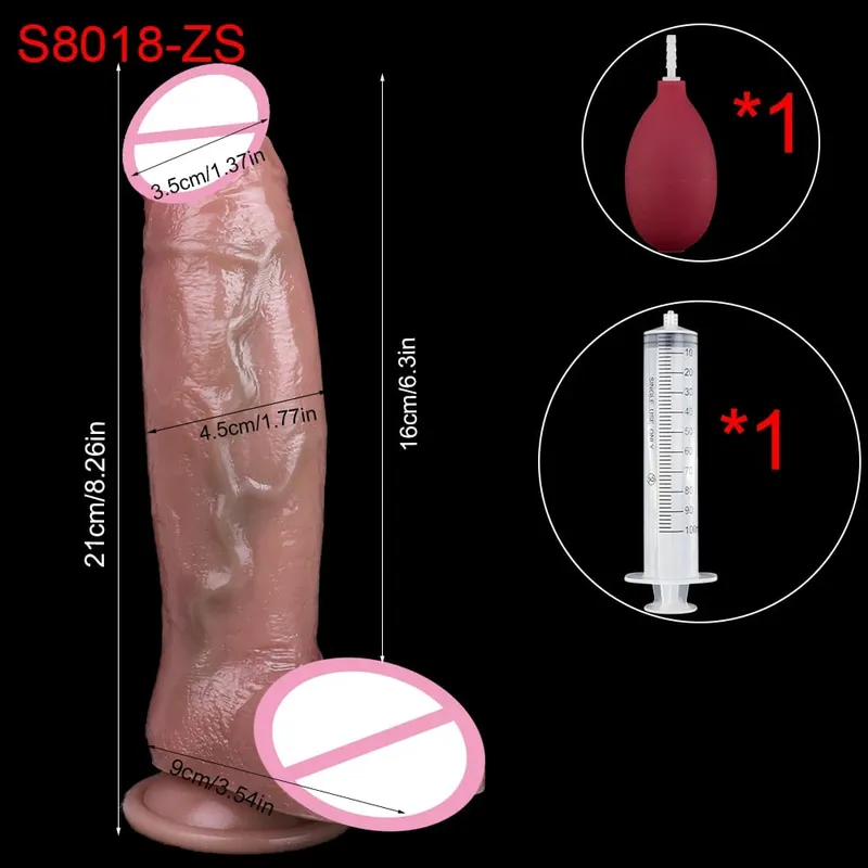 5 Styles Ultra Squirting Dildo Anal Plug Sex Toys For Men Women Gay Masturbator Ejaculating Adult Toys — image 9