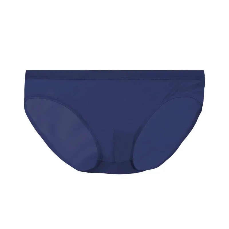 Ice silk underwear men's shorts summer breathable ultra-thin low waist trend personality SAO small triangle underwear bottom